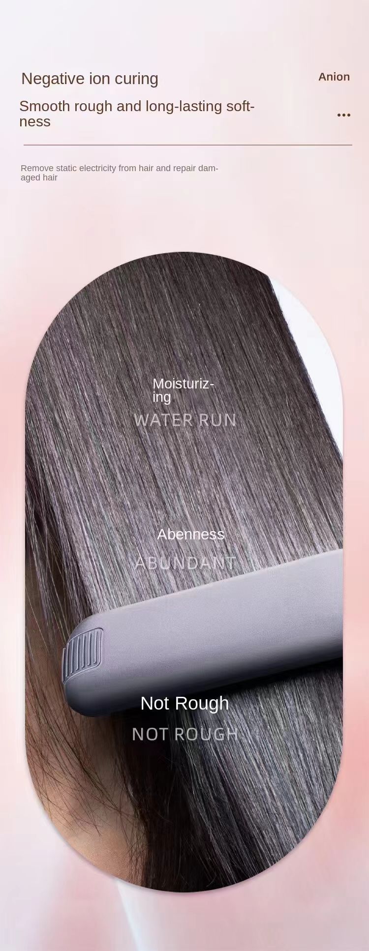 Ceramic Hair Straightener LCD Display