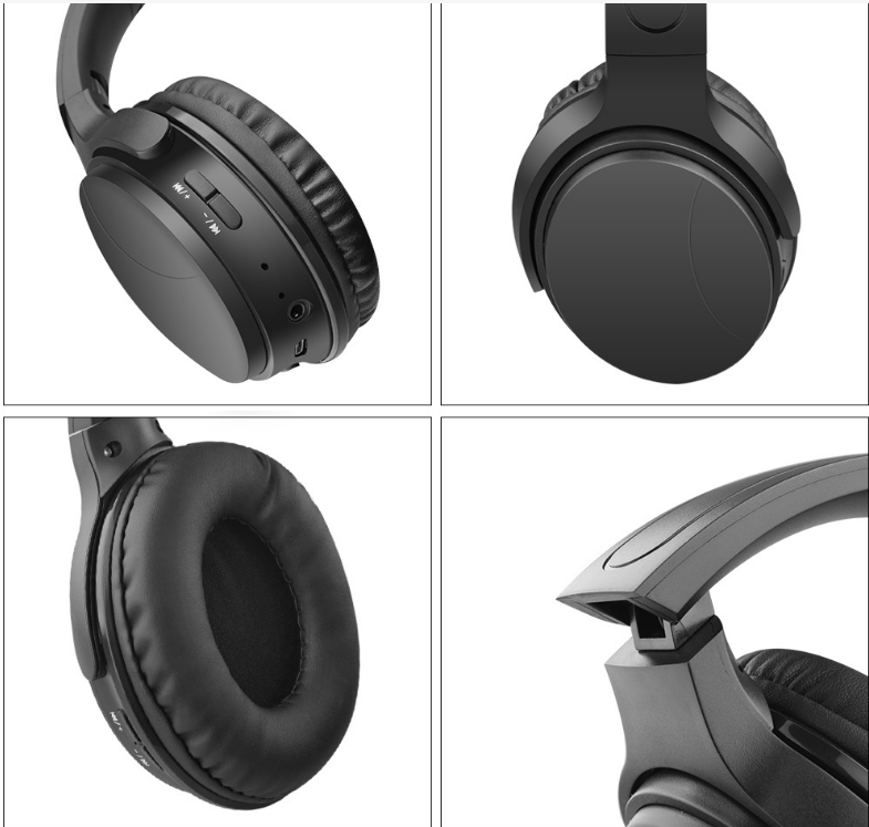 Wireless Headset Noise Cancelling Folding