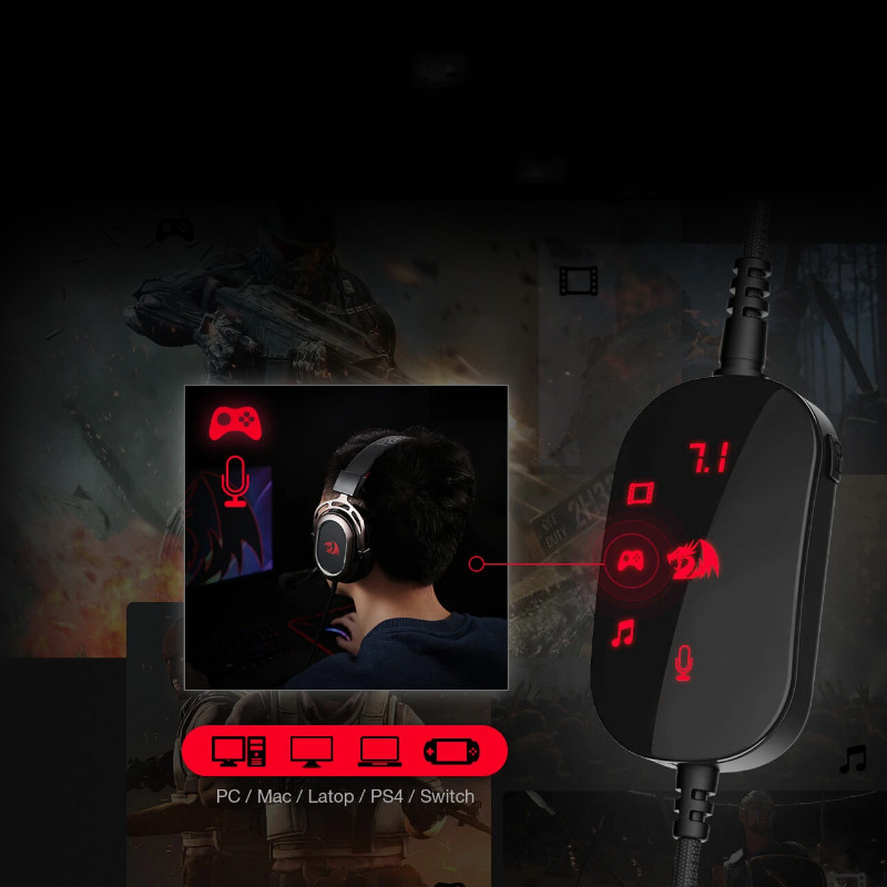 Gaming Headset Active Noise-cancelling