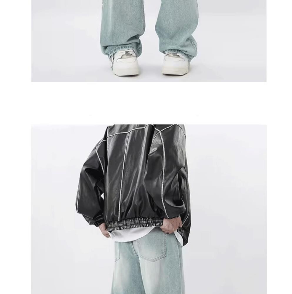 Mens Denim Trousers American Retro