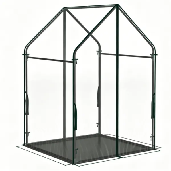 36' X 36' Portable Mini Greenhouse With PE Bottom