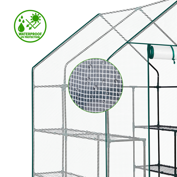 Mini Walk-in Greenhouse With PE Cover