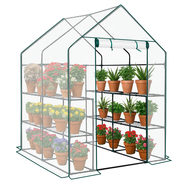 Mini Walk-in Greenhouse With PE Cover