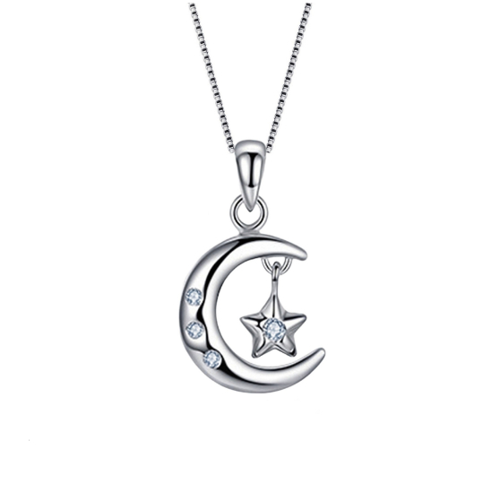 Smart Pendant Star Moon Clavicle Chain