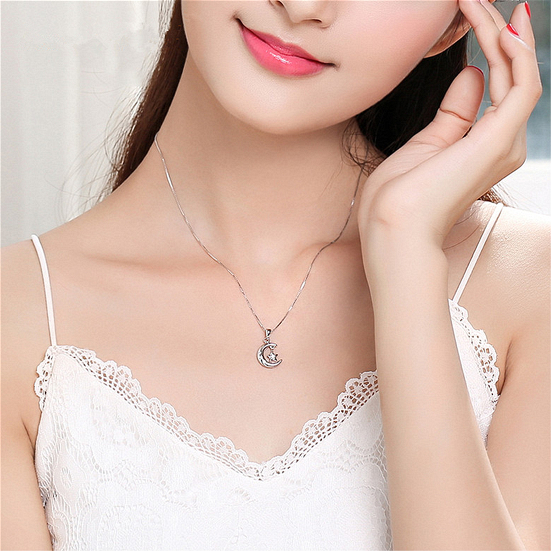 Smart Pendant Star Moon Clavicle Chain