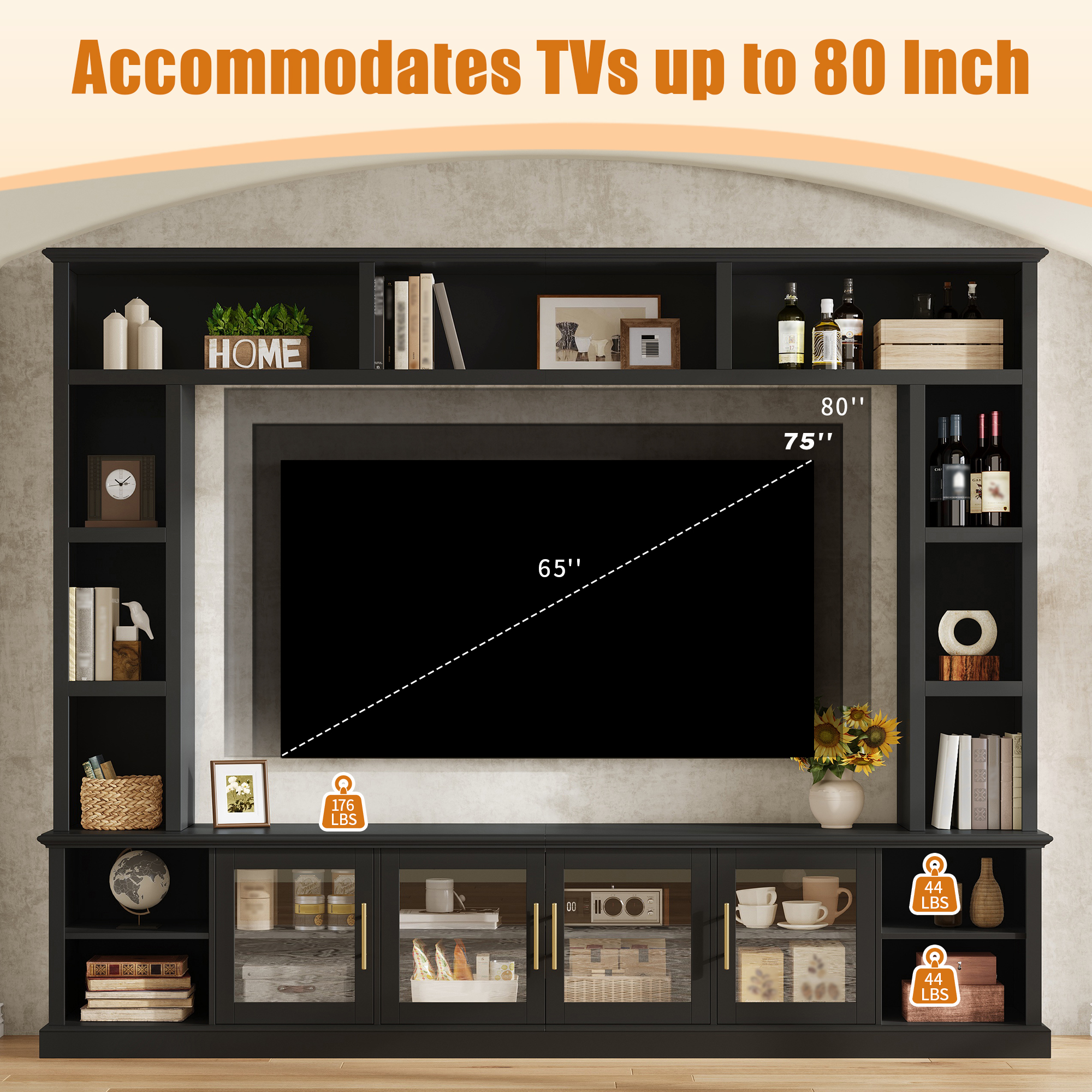 Entertainment Center Wall Unit