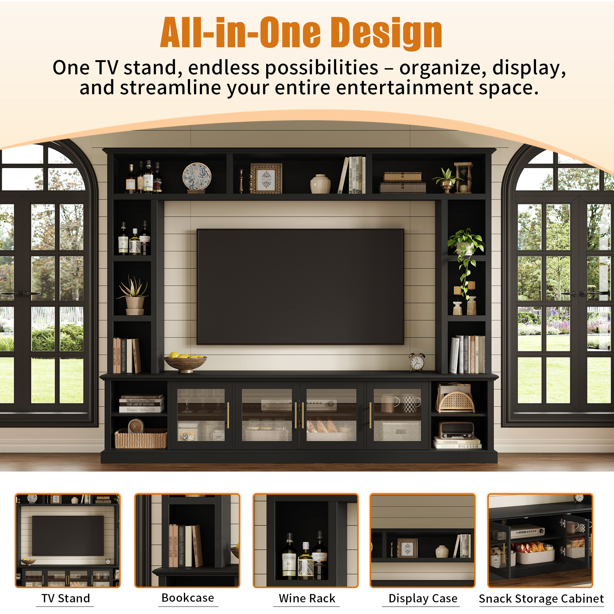 Entertainment Center Wall Unit