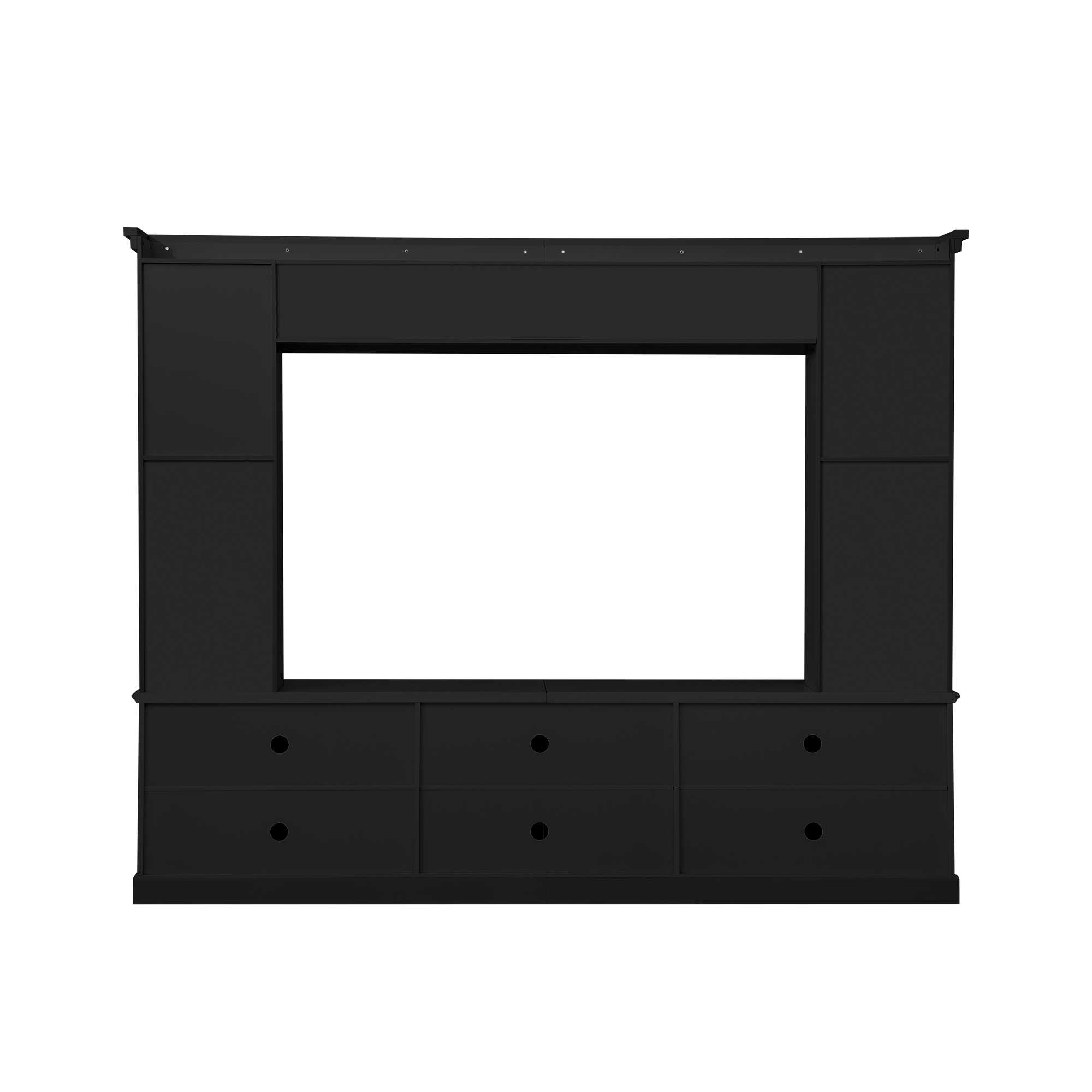 Modern TV Stand With Bookcase