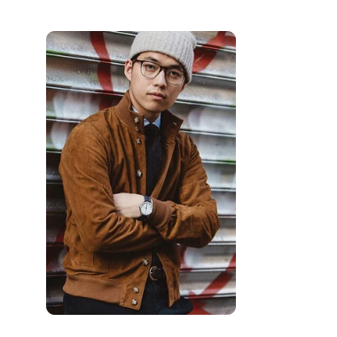 Mens Suede Coat Autumn Winter Stand-up