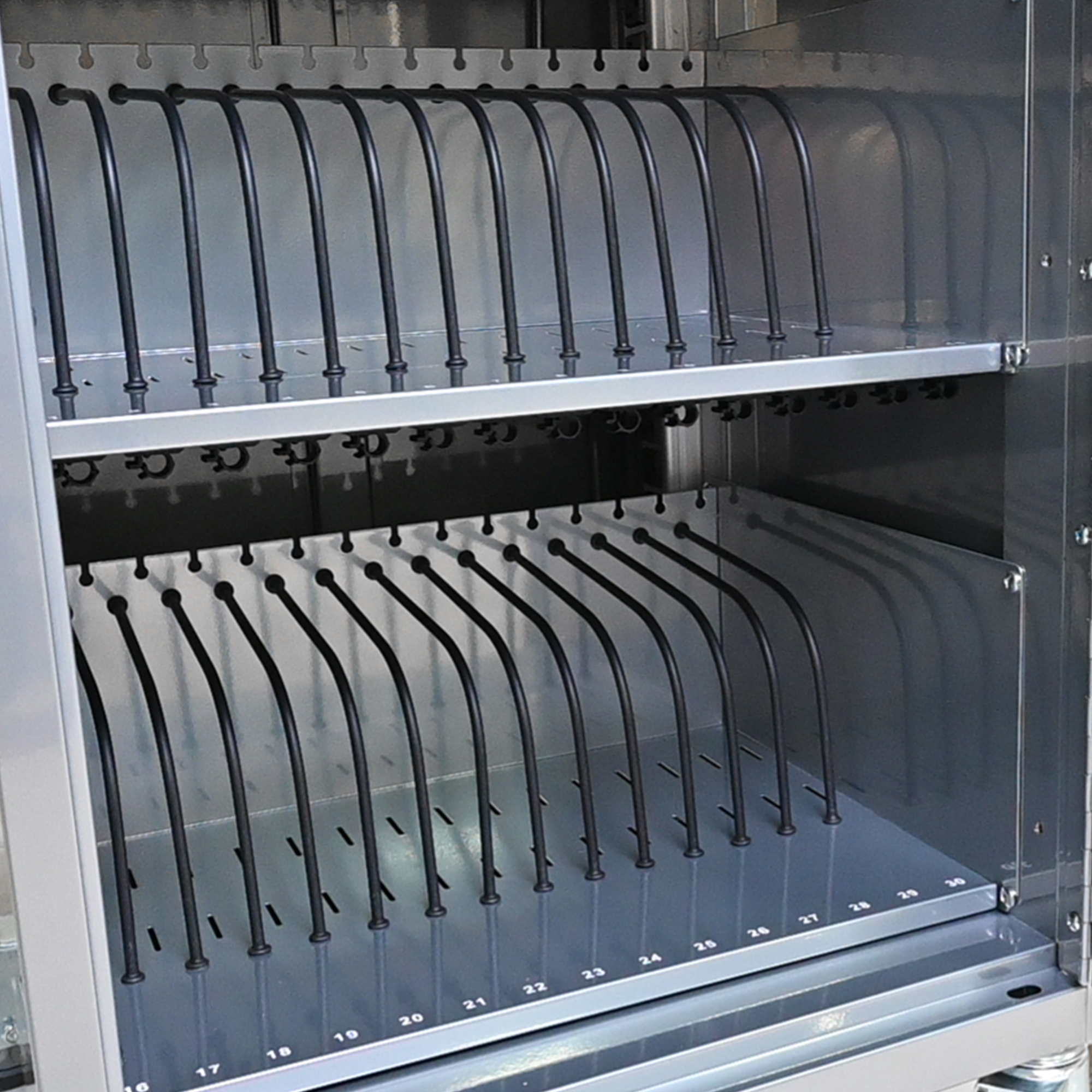 30 2Bay Mobile School Charging Cart Station
