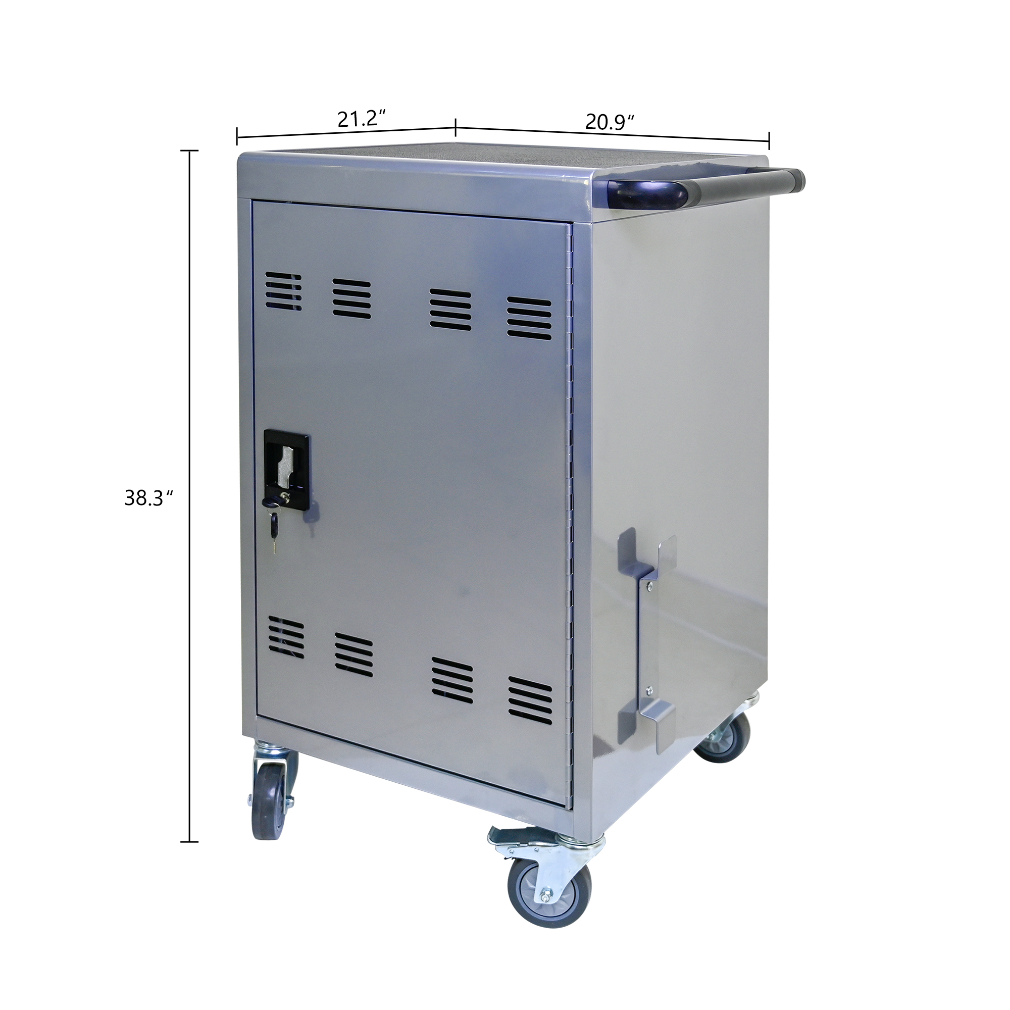 30 2Bay Mobile School Charging Cart Station