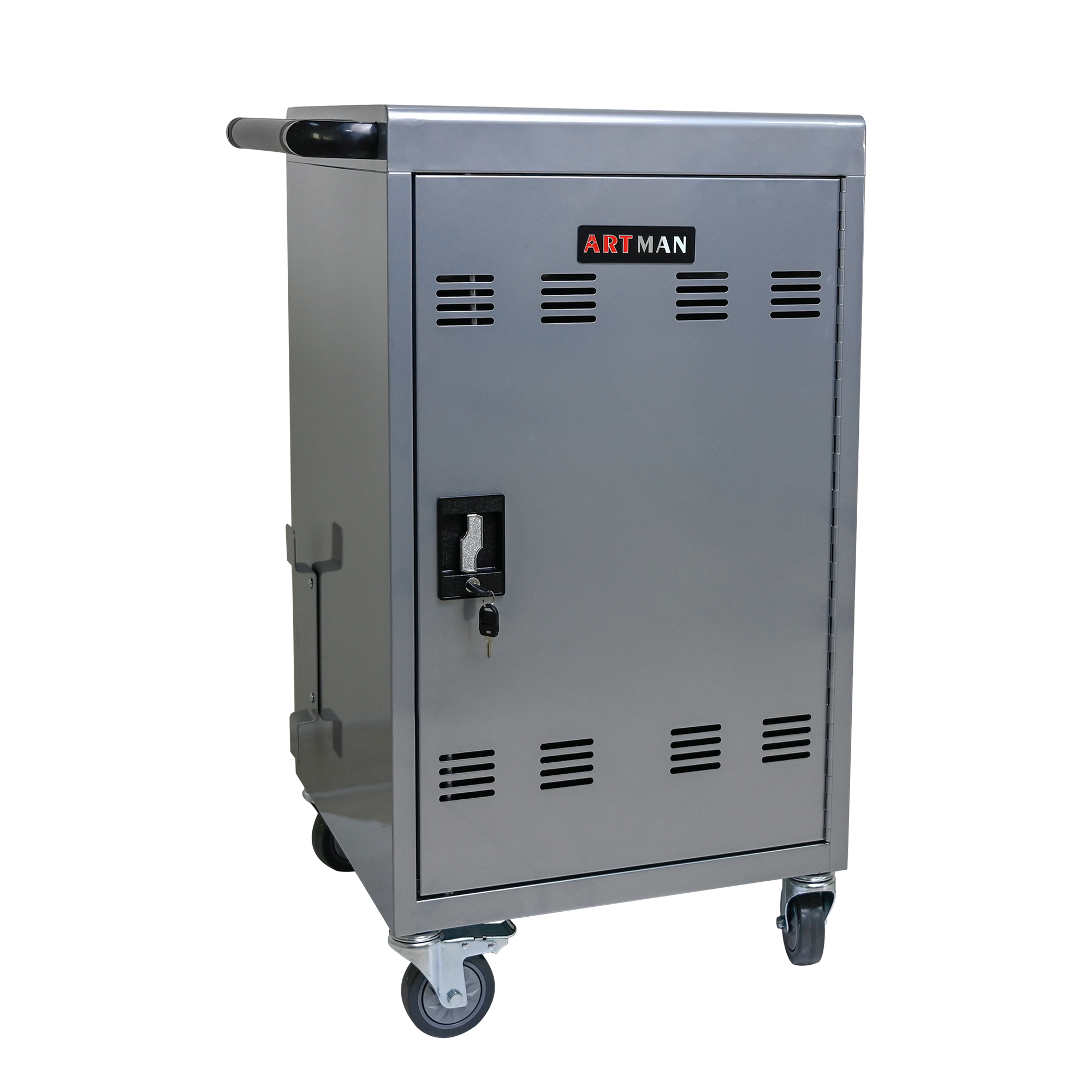 30 2Bay Mobile School Charging Cart Station