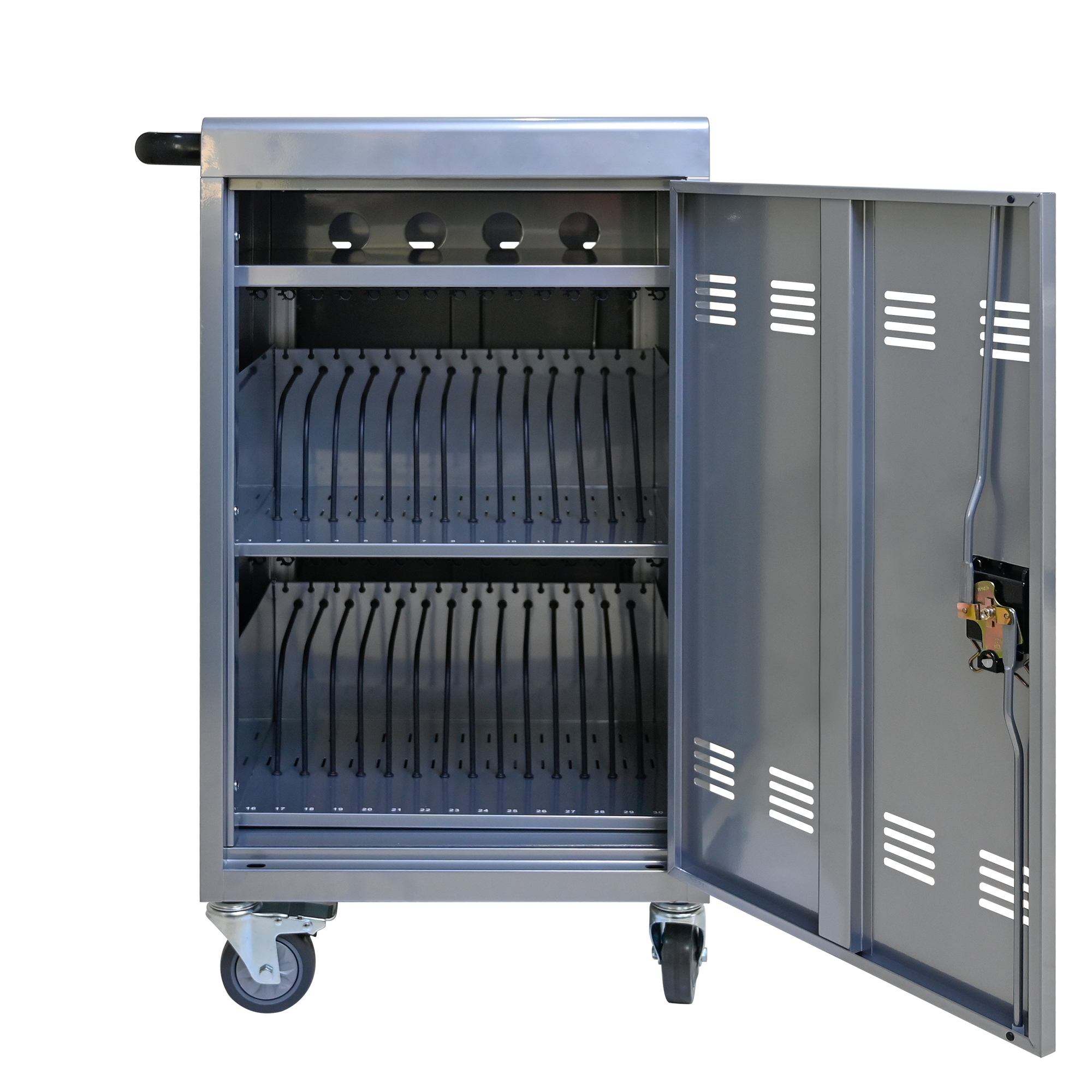 30 2Bay Mobile School Charging Cart Station
