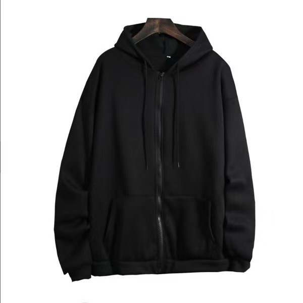 Solid-Color Hooded Fleece Top