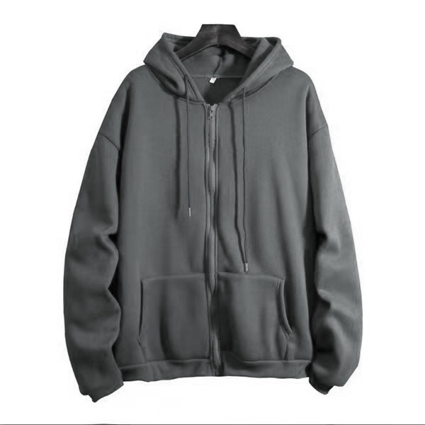 Solid-Color Hooded Fleece Top