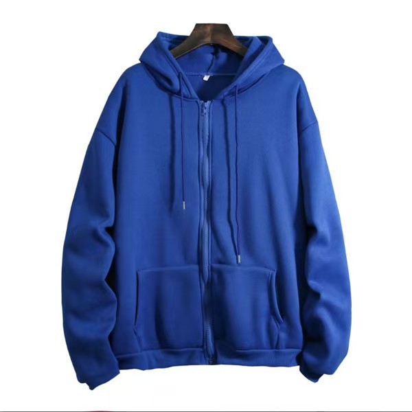 Solid-Color Hooded Fleece Top