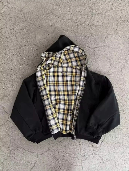 Gray Zip-Up Hoodie