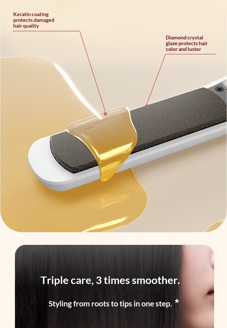 Portable Wireless Hair Straightener