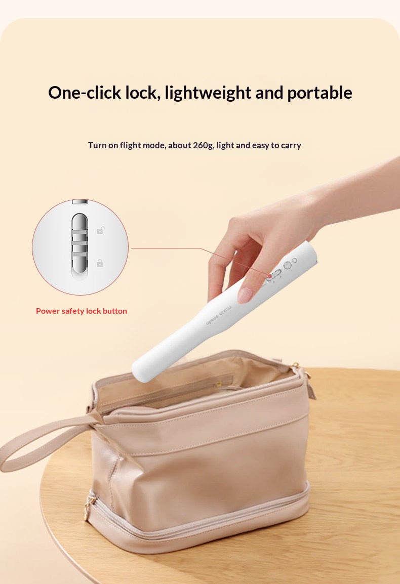 Portable Wireless Hair Straightener