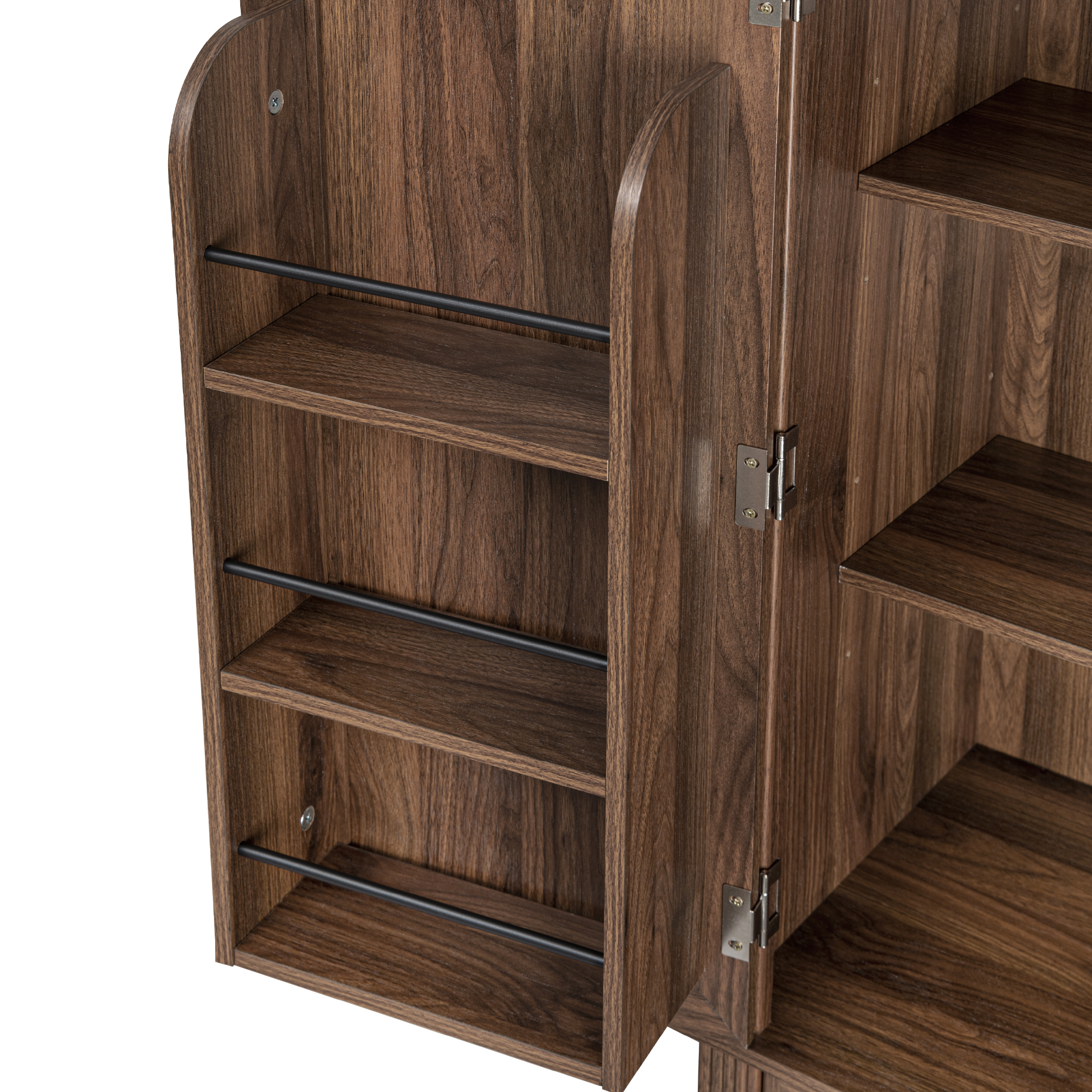 K&K Kitchen Pantry Cabinet 71 Tall