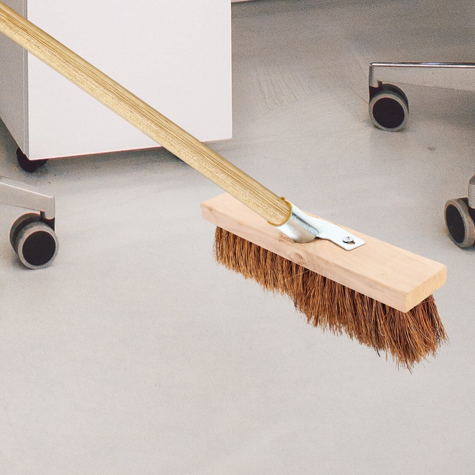 Garden Broom With Rigid Wire Handle
