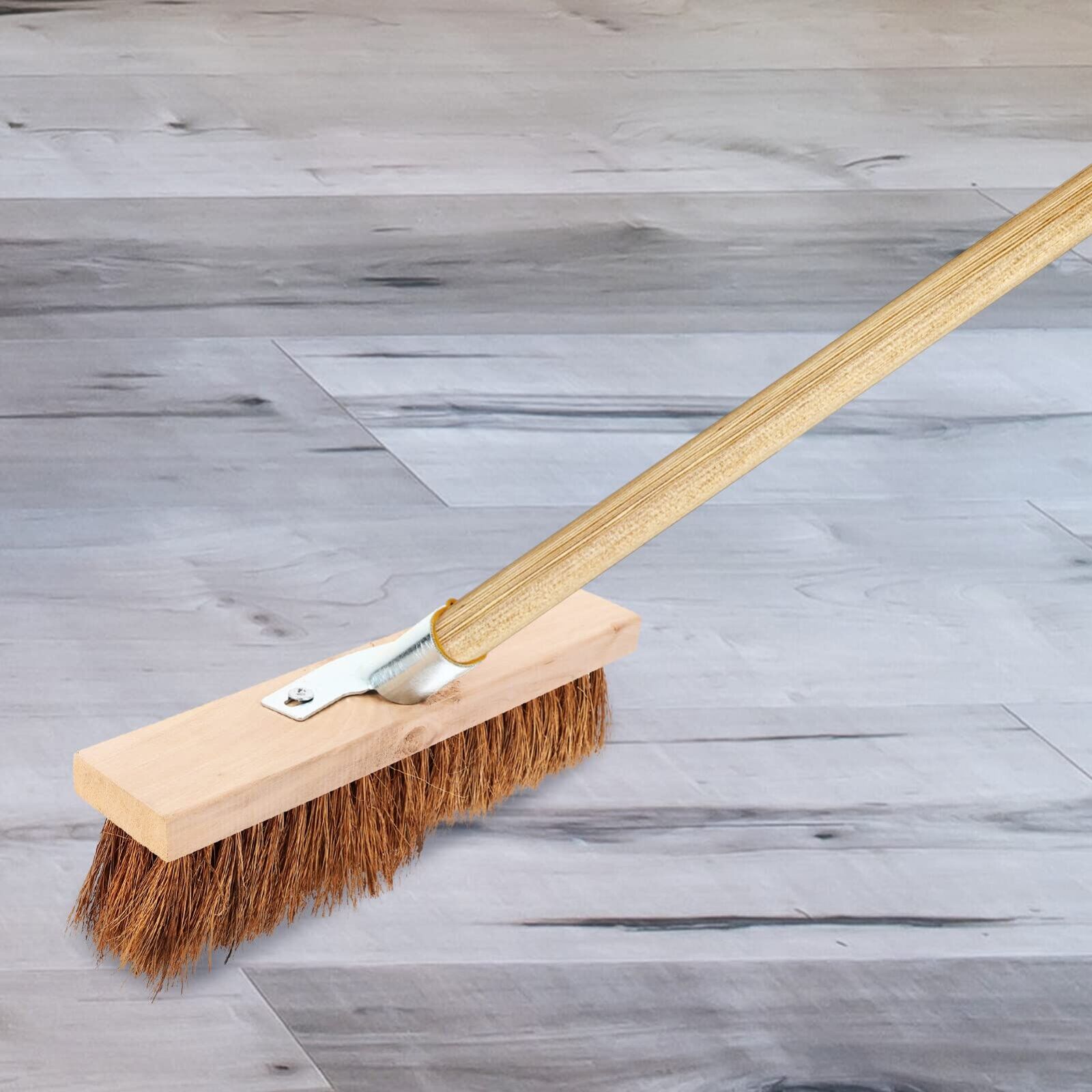 Garden Broom With Rigid Wire Handle