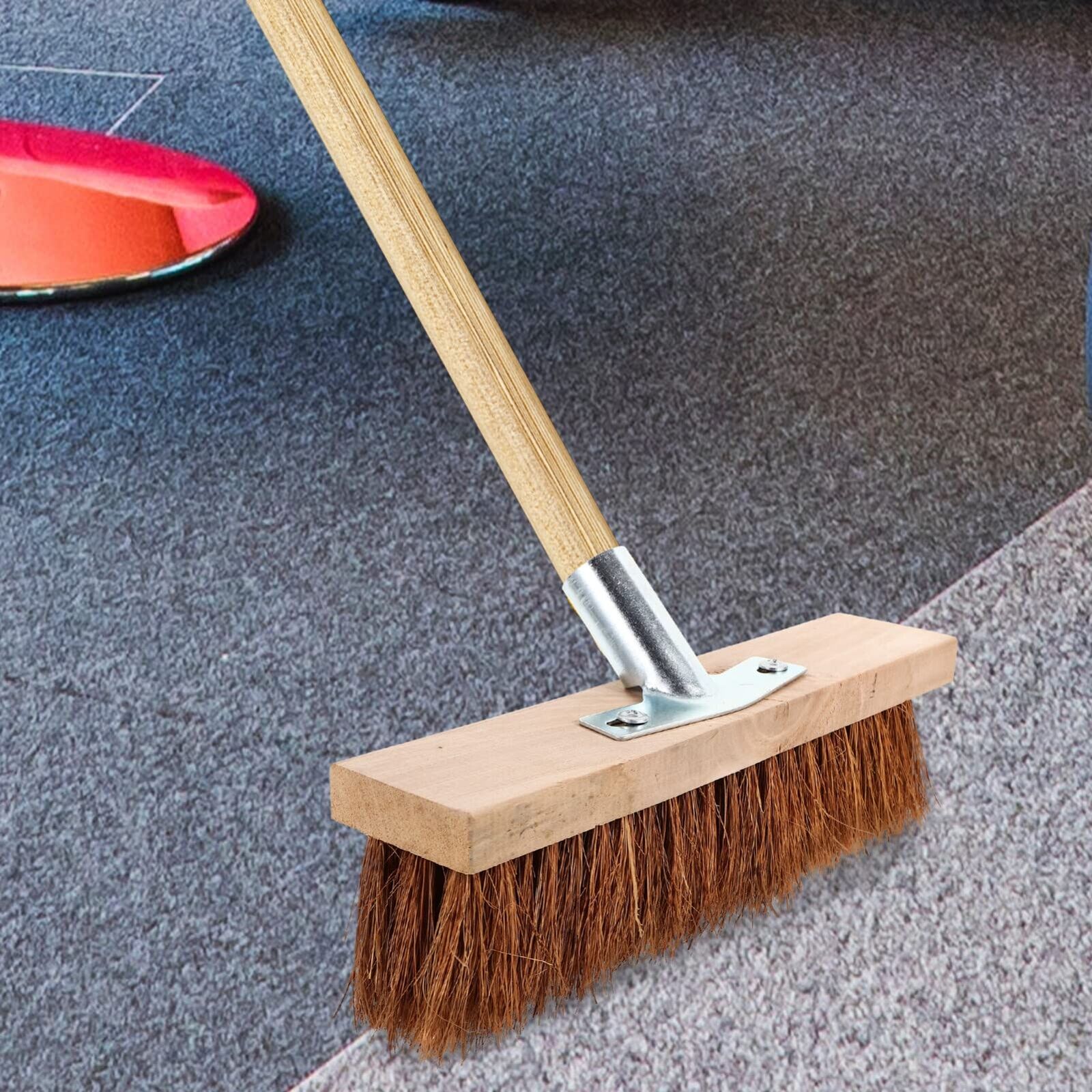 Garden Broom With Rigid Wire Handle