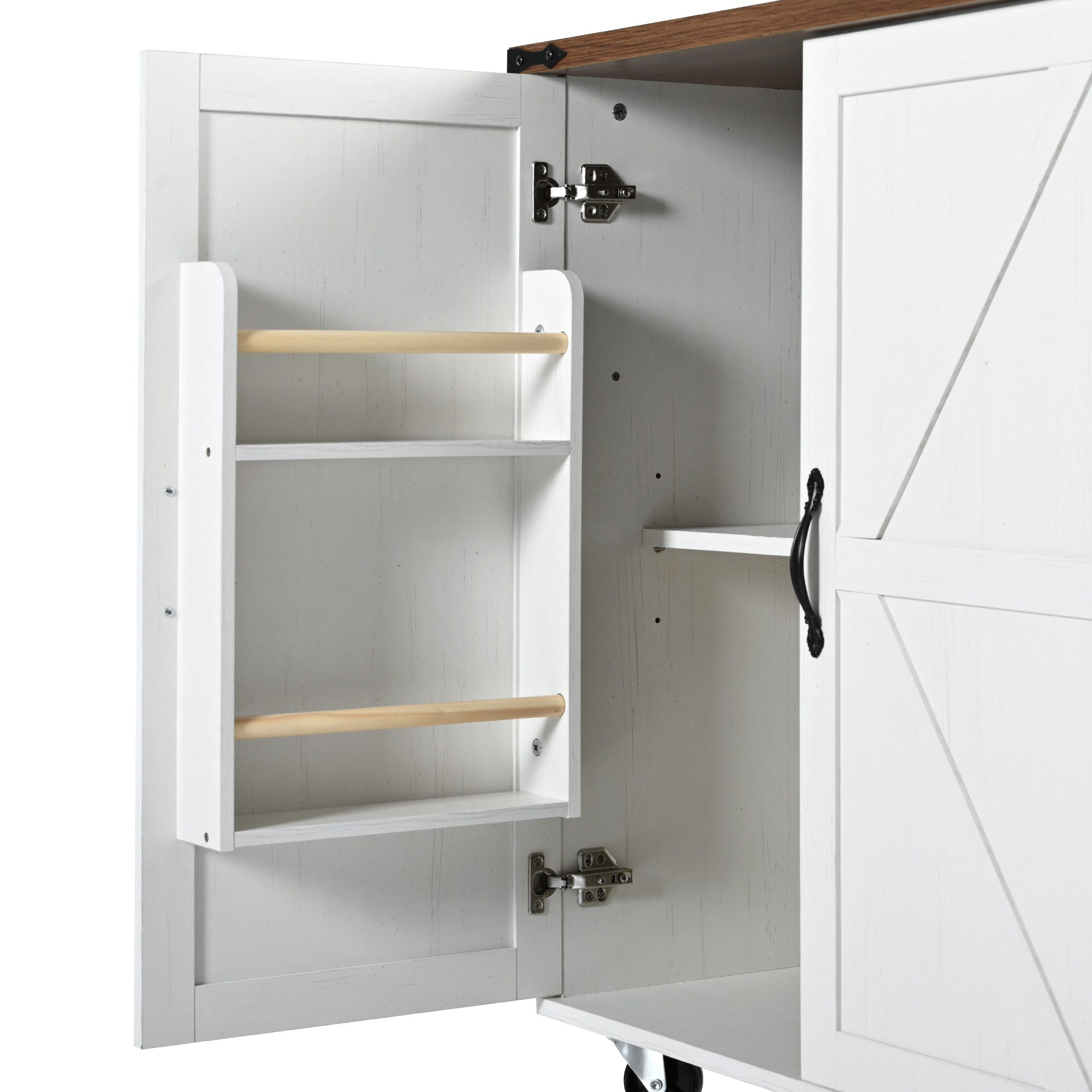 Farmhouse Kitchen Island White