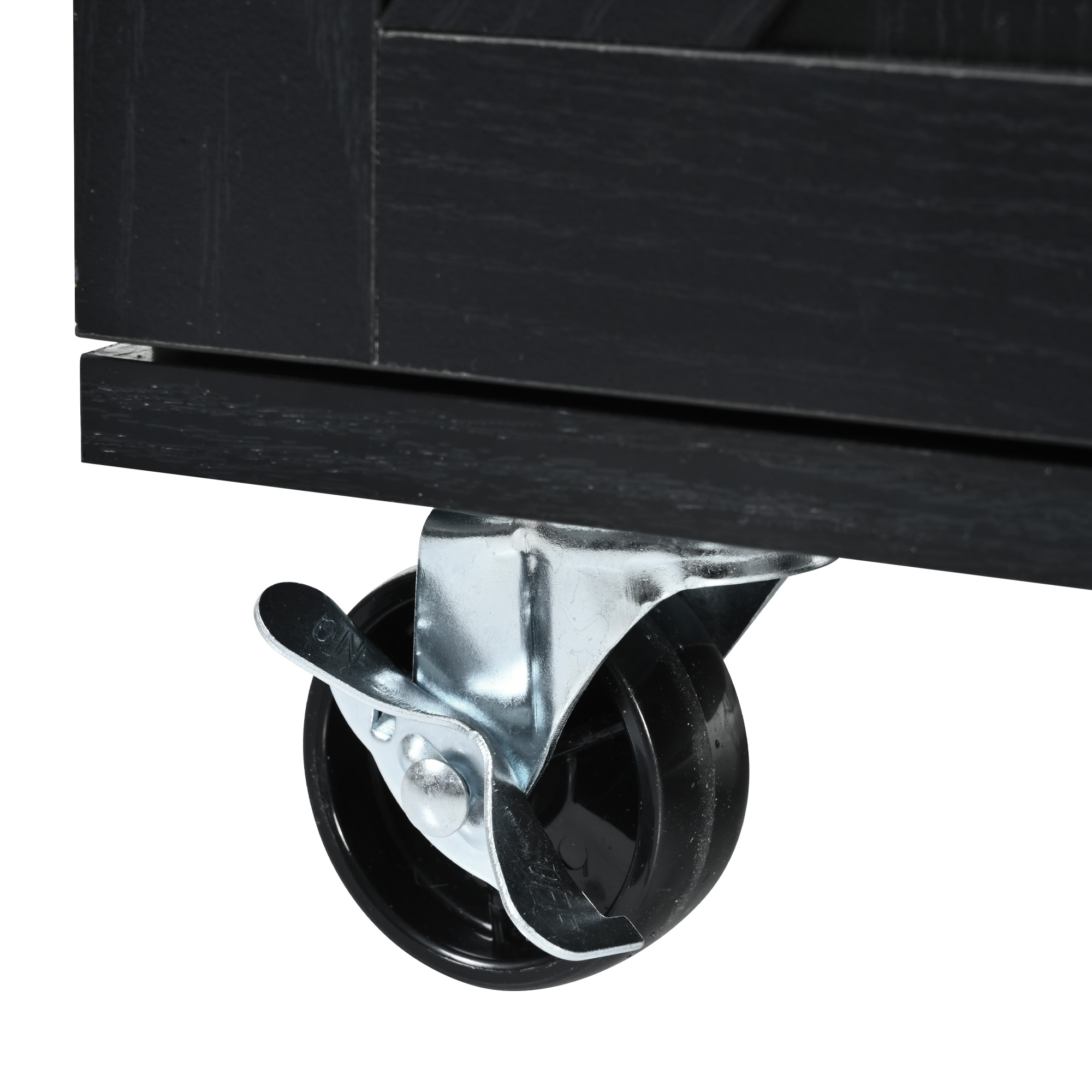 Farmhouse Kitchen Island Black