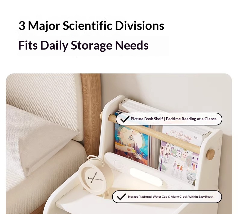 Childrens Bedside Storage Cabinet