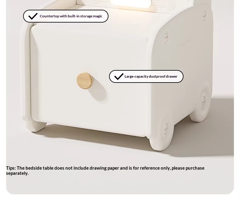 Childrens Bedside Storage Cabinet