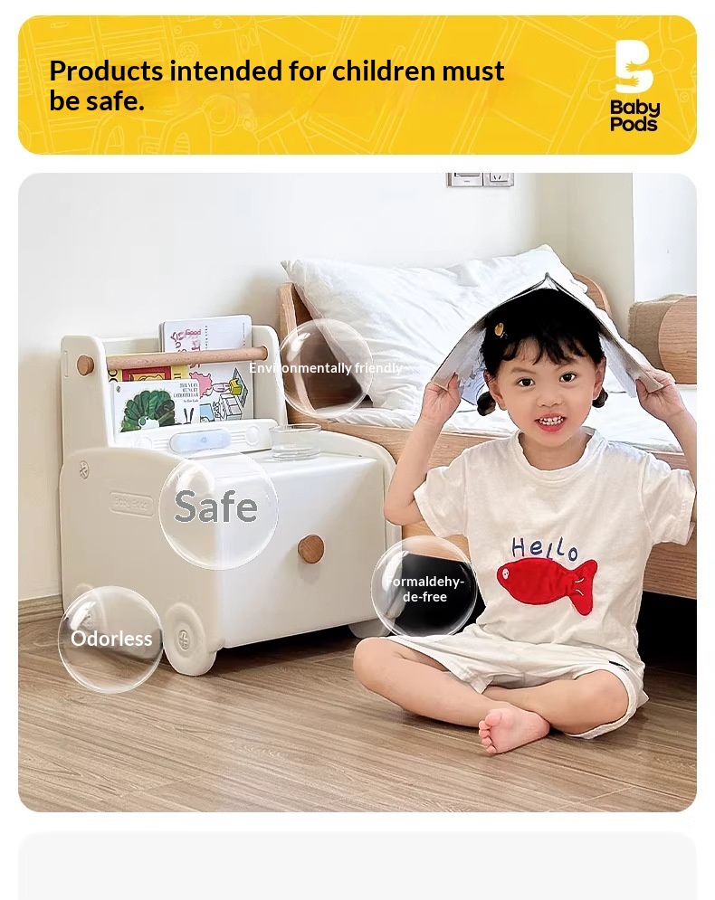 Childrens Bedside Storage Cabinet