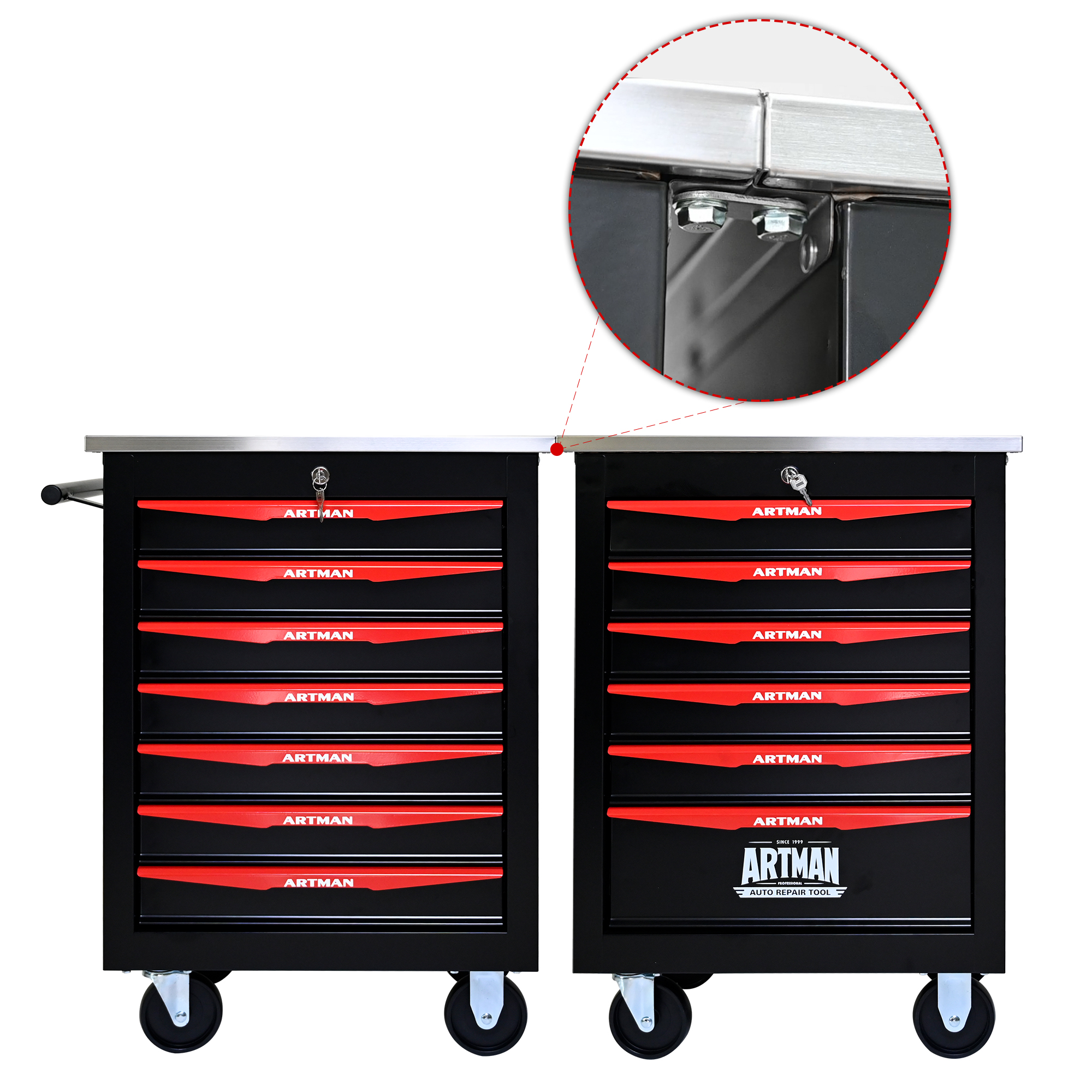 Multifunctional Tool Cart With Wheels