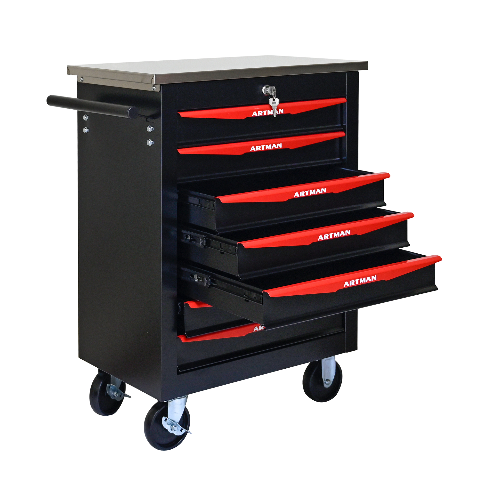 Multifunctional Tool Cart With Wheels