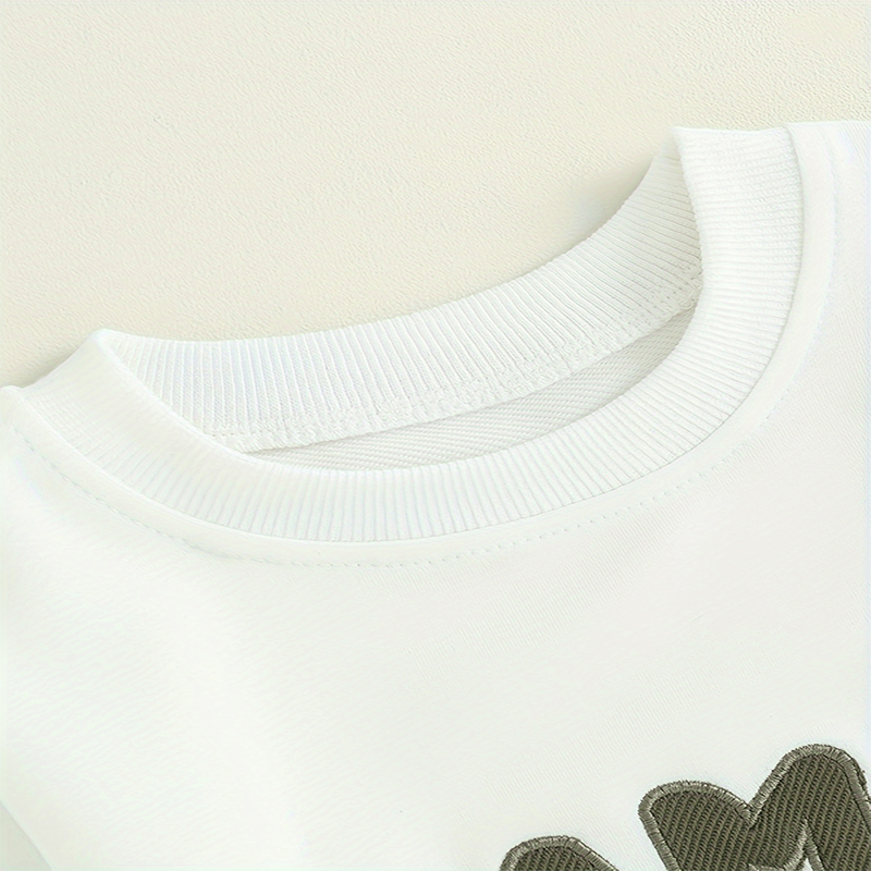 Baby Boy's Sweatshirt Set, 2-Piece, Round Neck