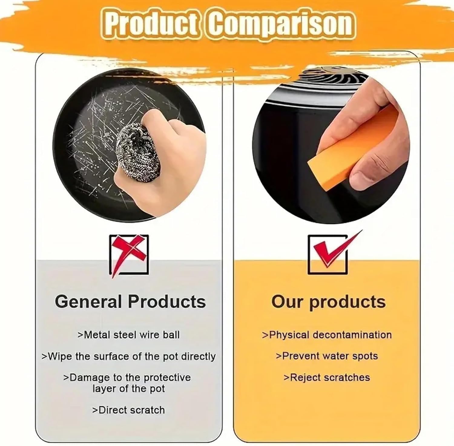 Stainless Steel Scratch Eraser Rust