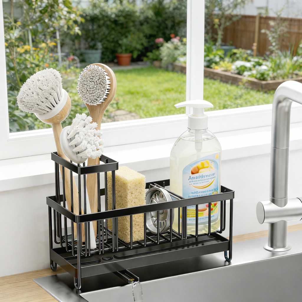 Kitchen Sink Rack Sponge Holder Storage