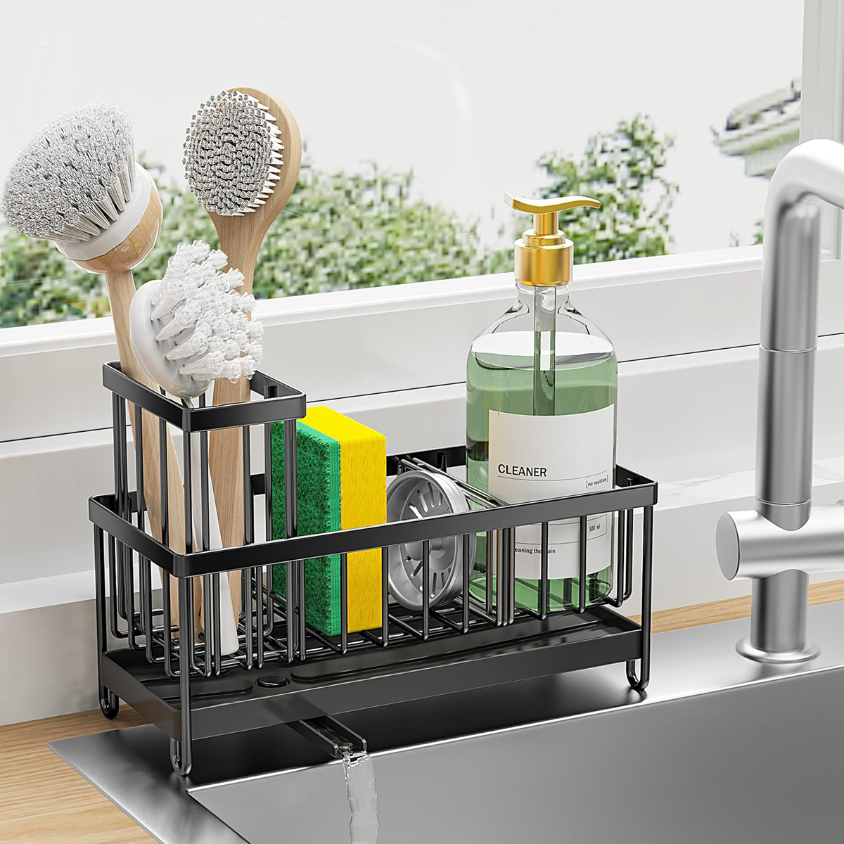 Kitchen Sink Rack Sponge Holder Storage