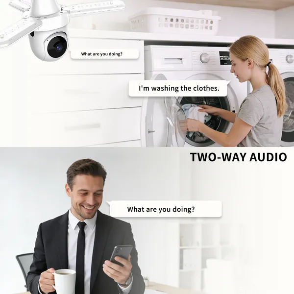 Multi Functional Fan Light Camera