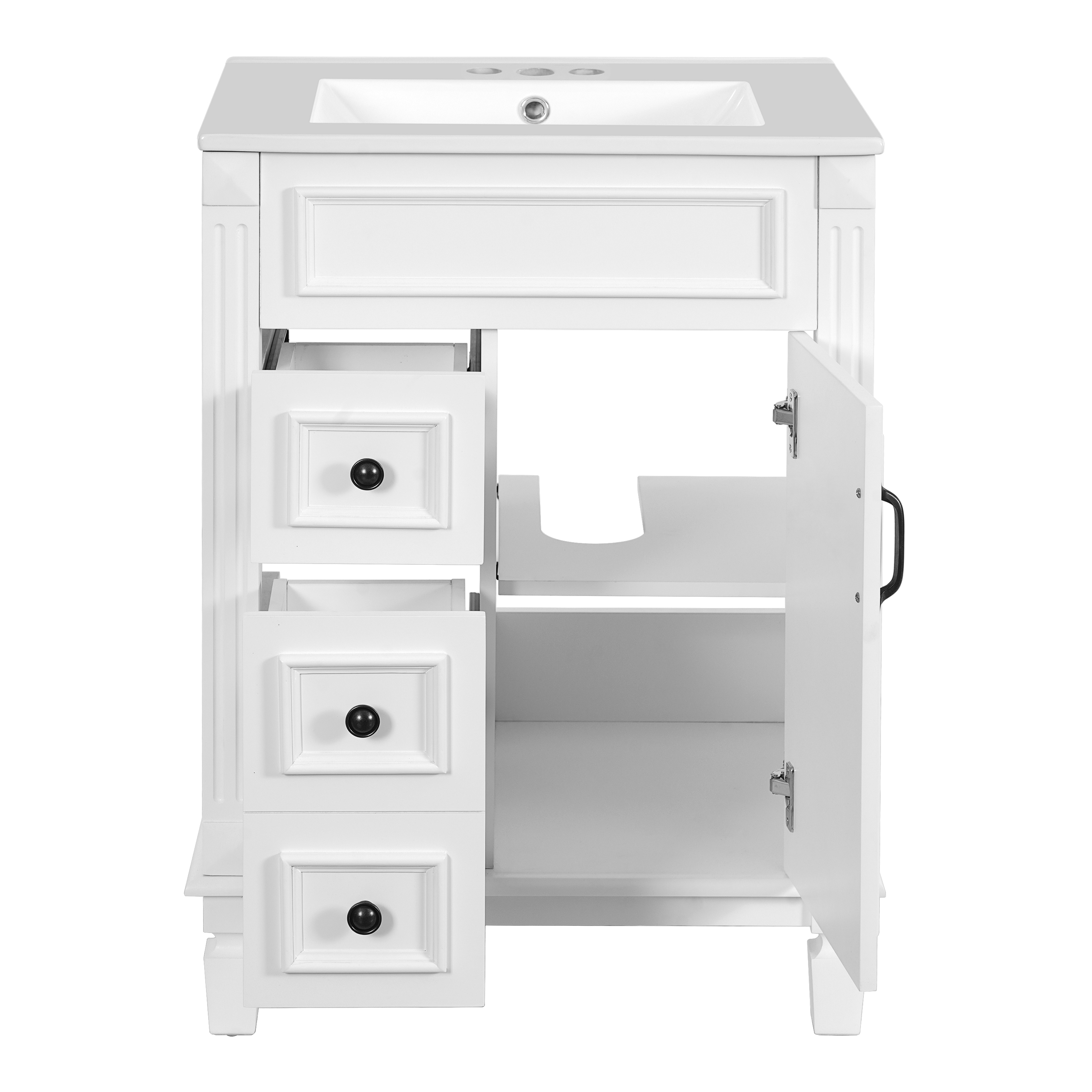 24 Bathroom Vanity Ceramic Sink