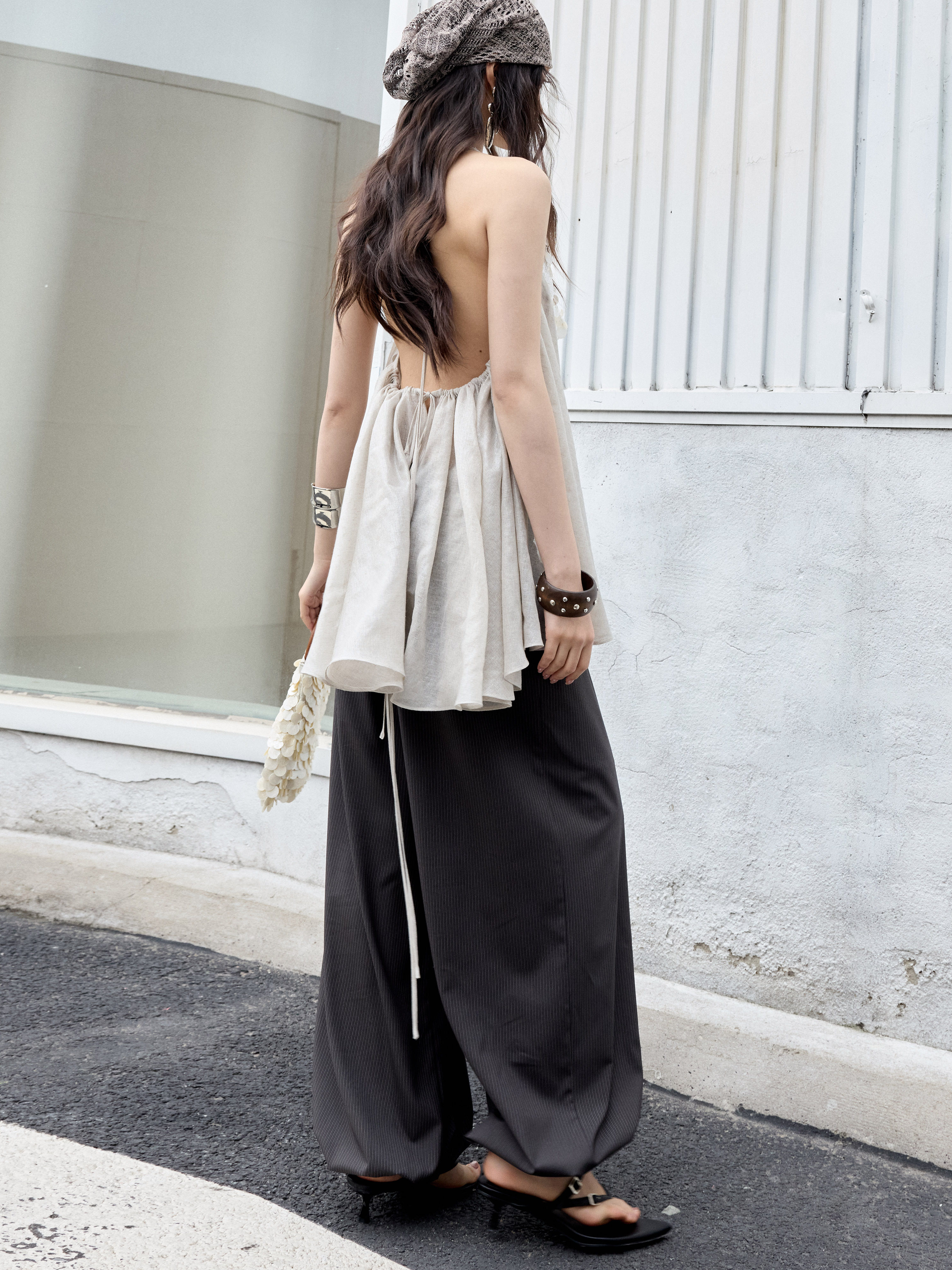 Striped Harem Pants