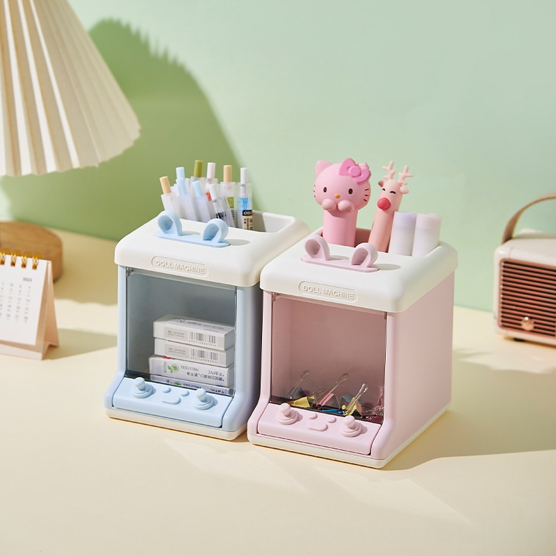 Desk Pen Holder Box