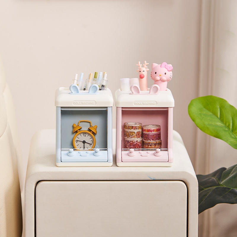 Desk Pen Holder Box