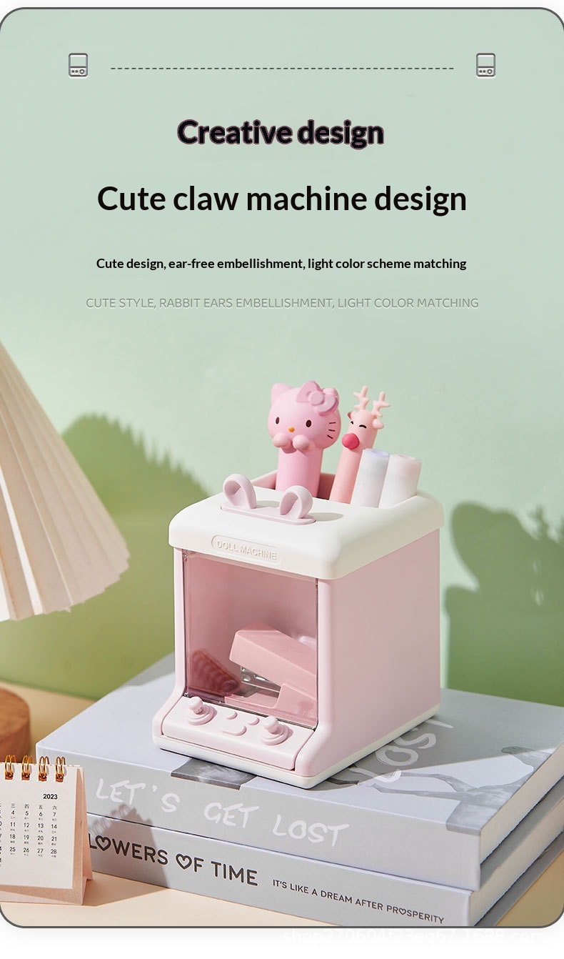 Desk Pen Holder Box