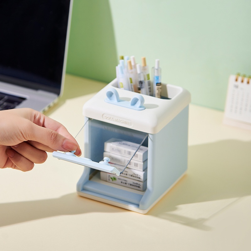 Desk Pen Holder Box