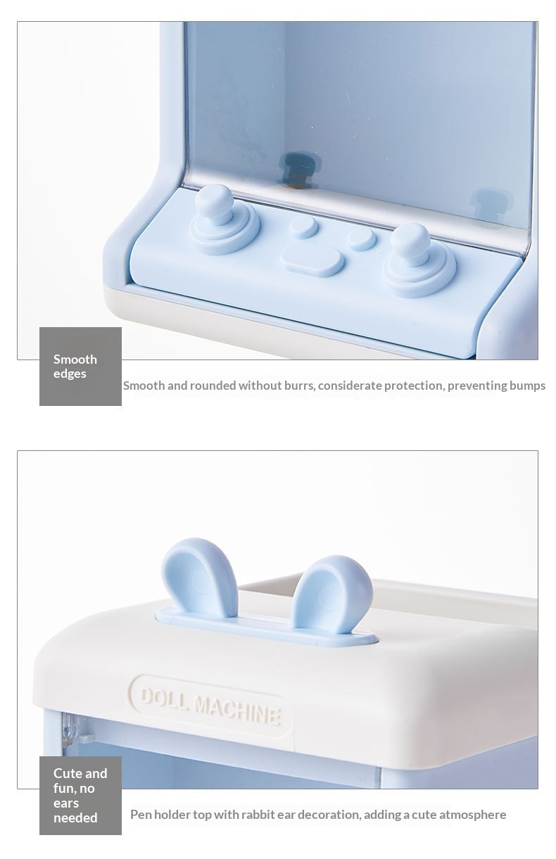 Desk Pen Holder Box