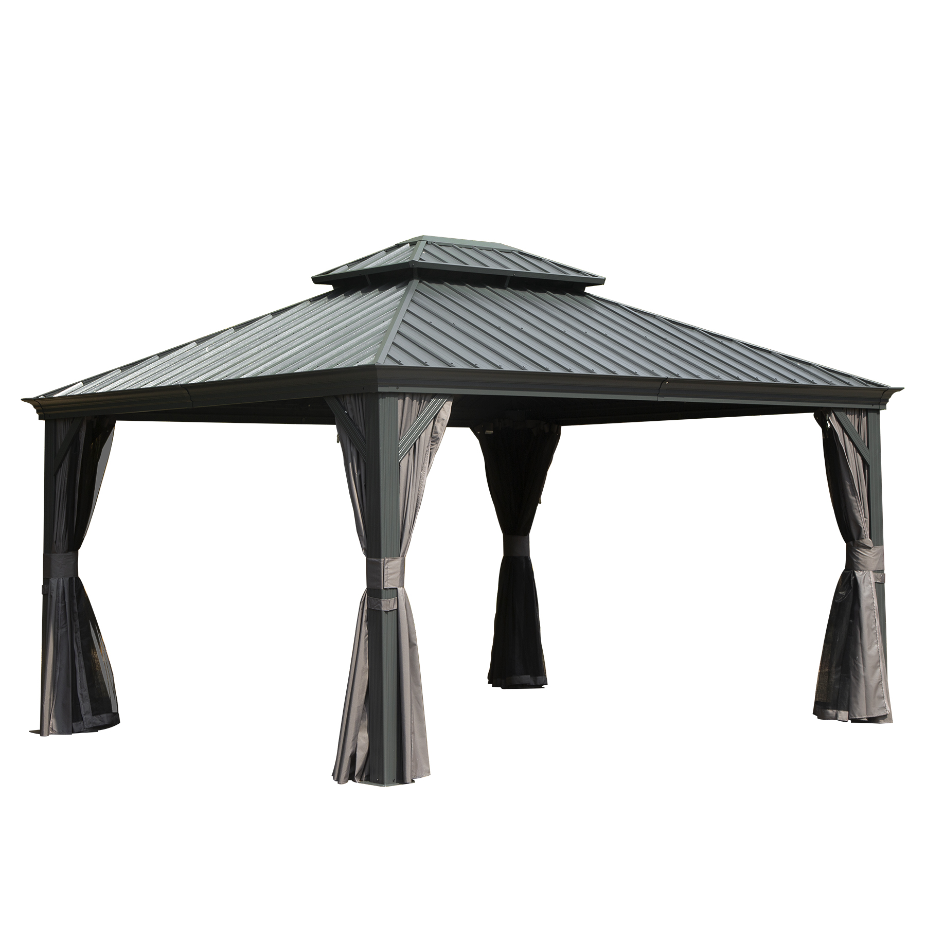 Hardtop Gazebo With Galvanized Steel Roof
