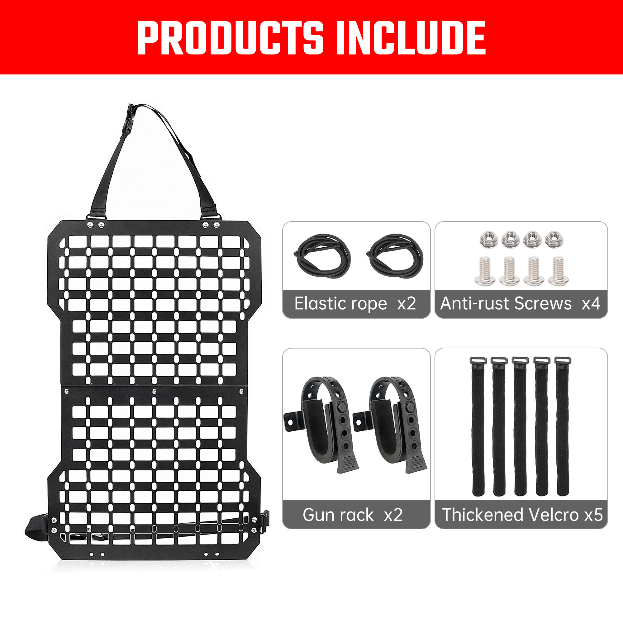 Seat Back Molle Panel