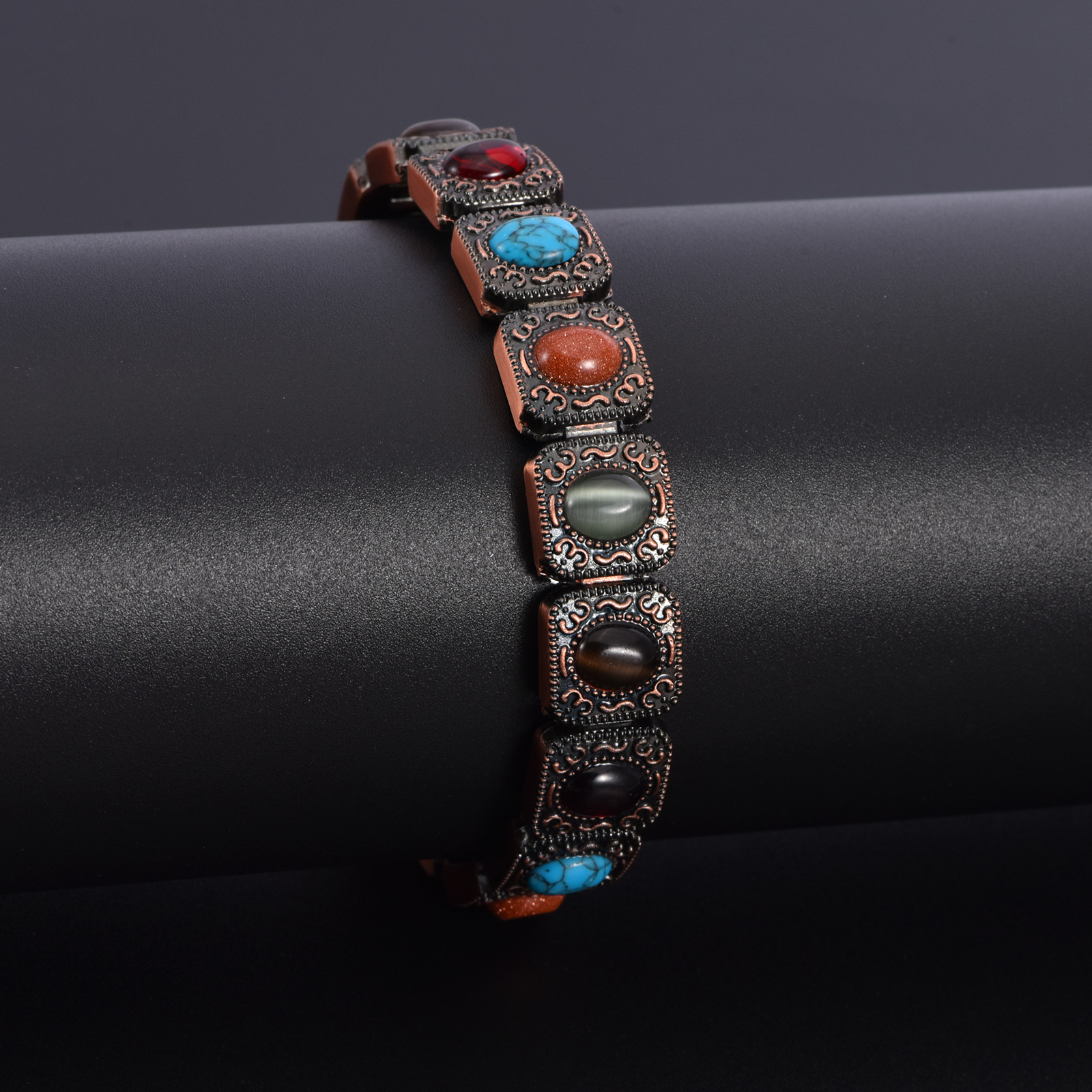 Square Bracelet Full-Crystal Sparkling Women