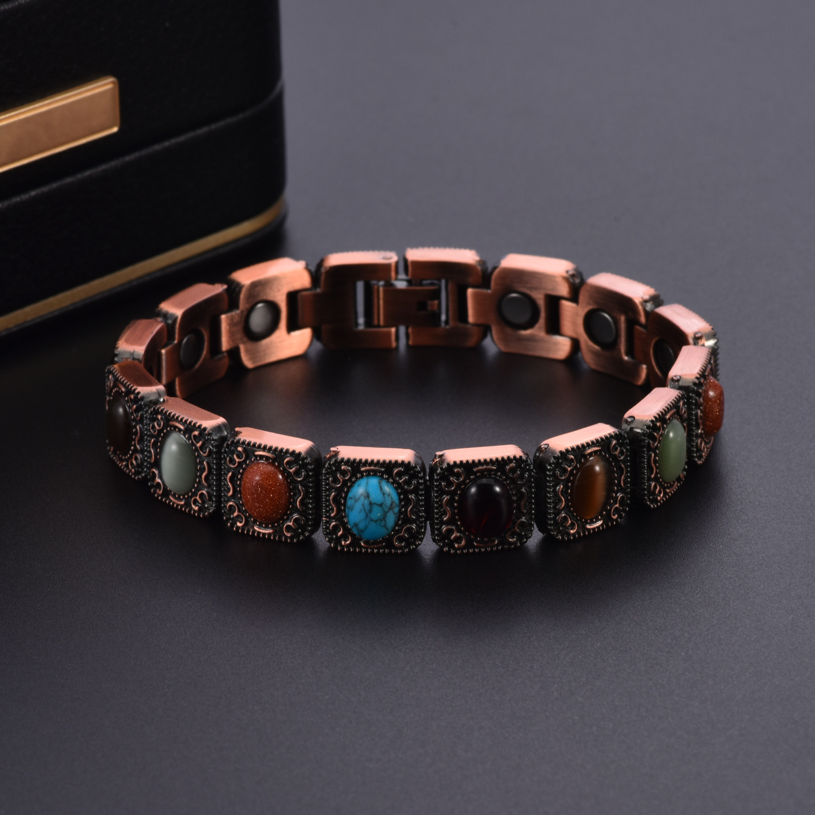 Square Bracelet Full-Crystal Sparkling Women